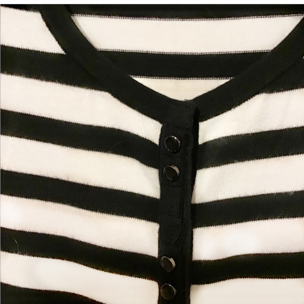 White House Black Market Striped Sweater - Picture 5 of 5